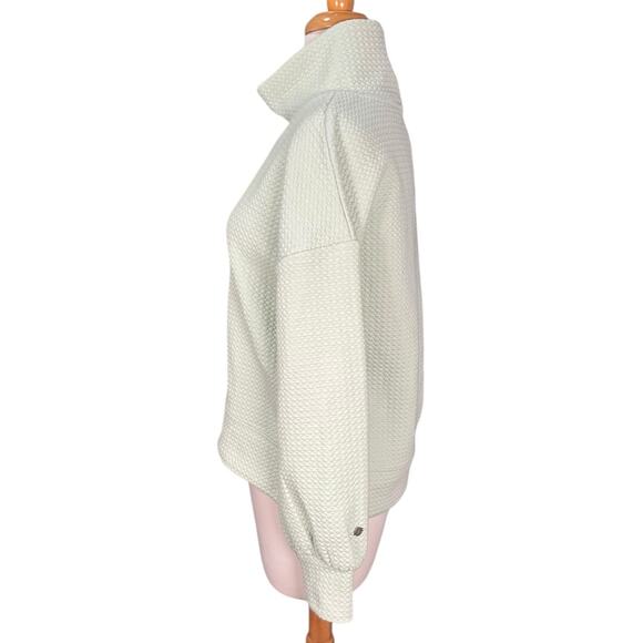 Calia Carrie Underwood Textured Cowl Neck Sweatshirt Mint Green Small Cozy - Picture 4 of 13